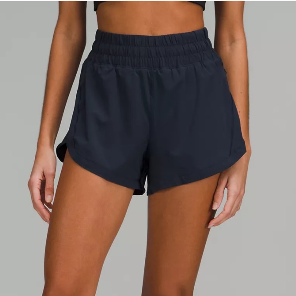 Lululemon Track That Navy Shorts